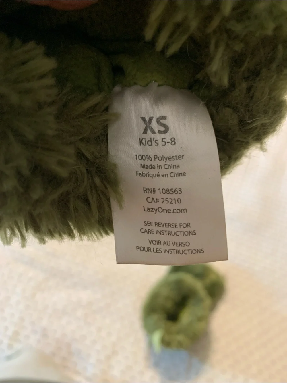Lazy One Kids Green Monster Claw Slippers